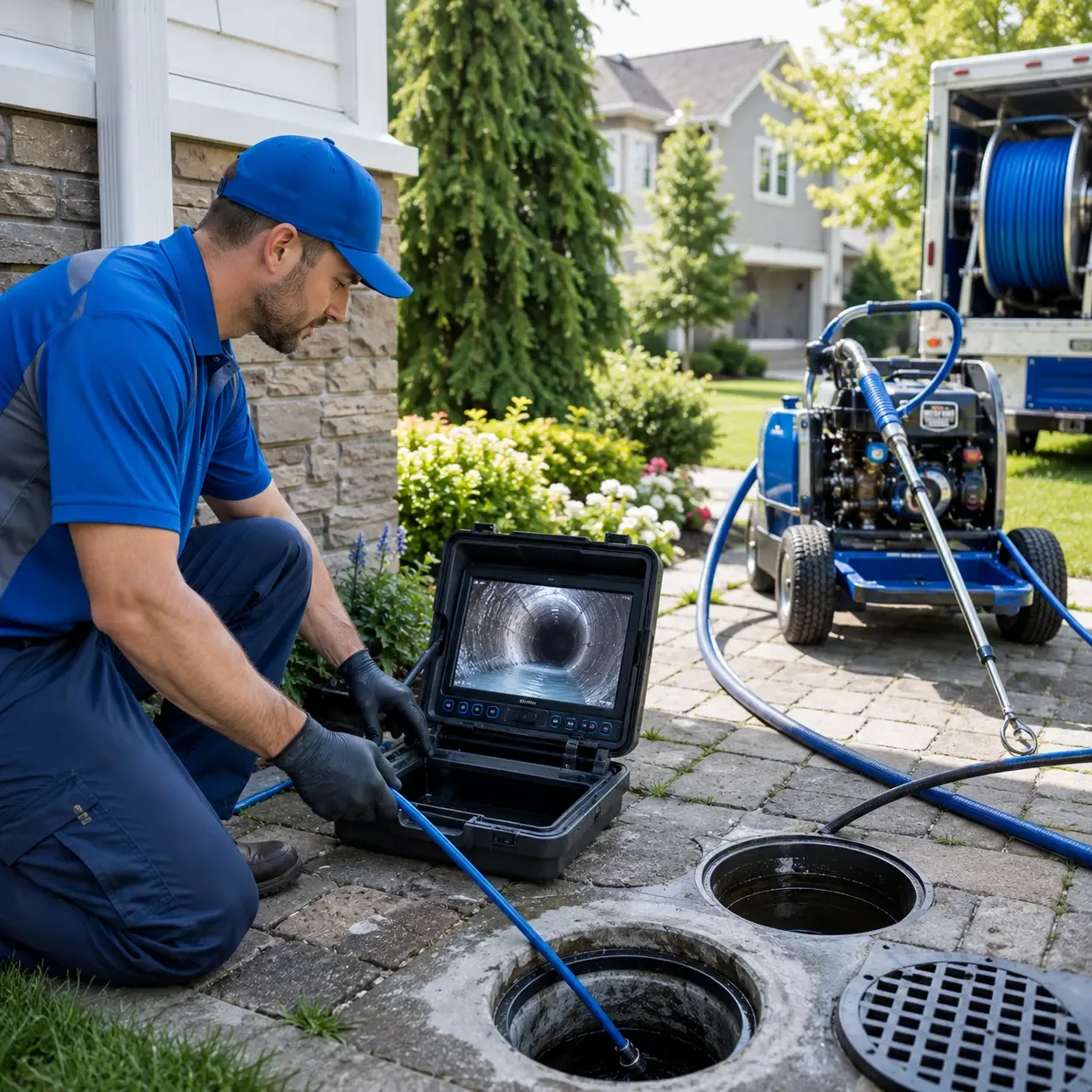 Outdoor drain cleaning professionals serving Garland, KS