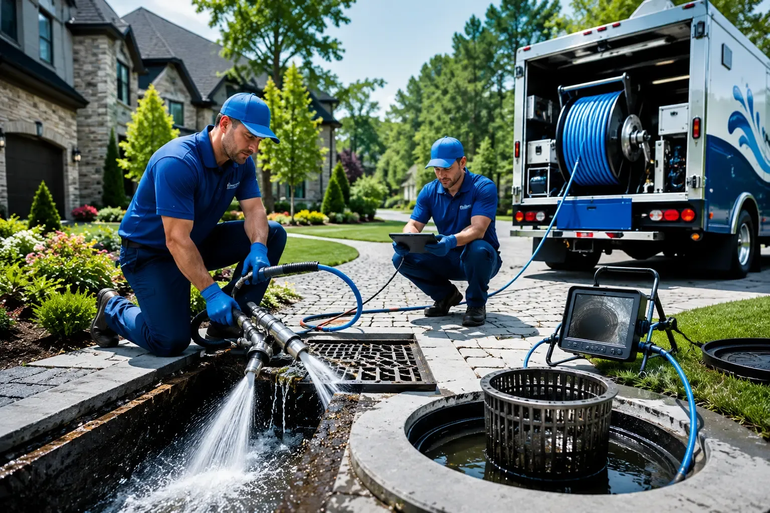 Local outdoor drain cleaning professionals in Garland, KS